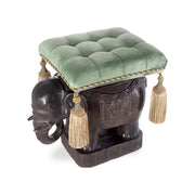 Elephant ülőke felülnézetből – steppelt, selymes tapintású bársonypárna.