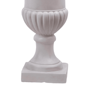 England fehér kaspó talprész közeli részlete, stabil négyzetes alap