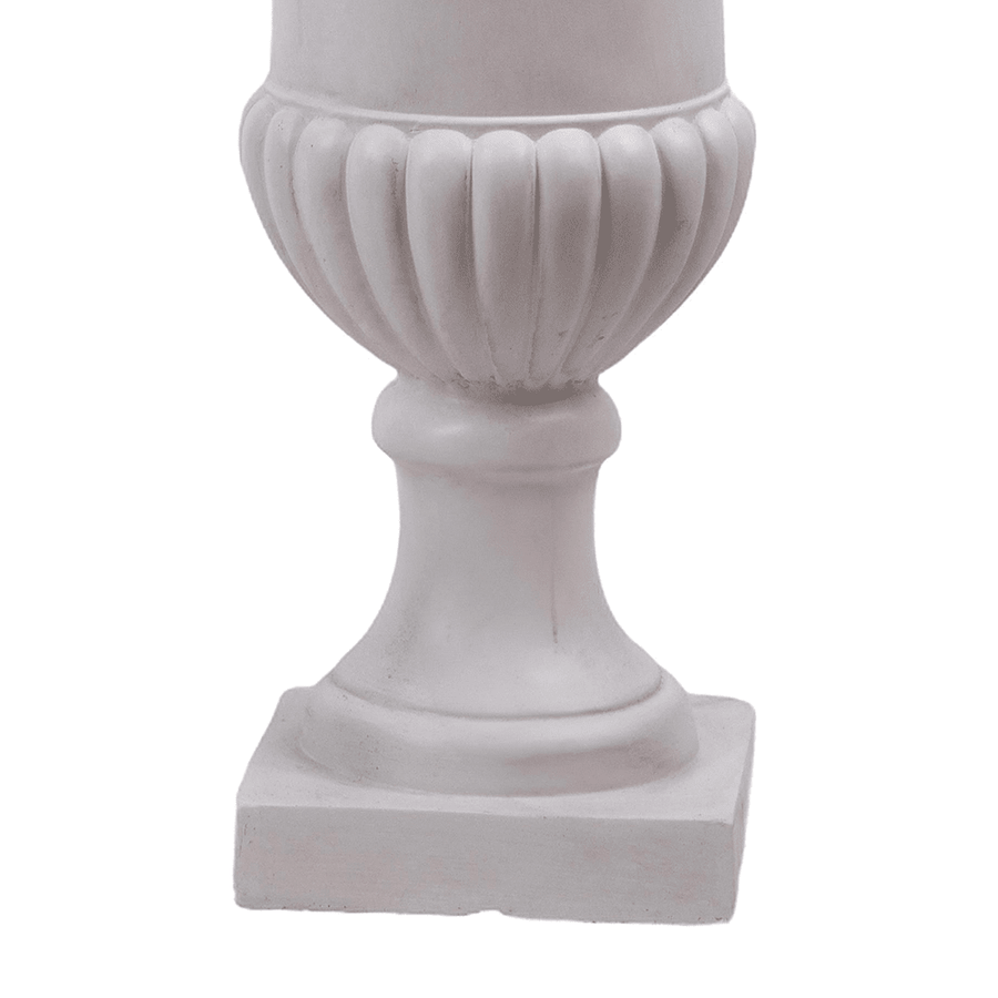 England fehér kaspó talprész közeli részlete, stabil négyzetes alap