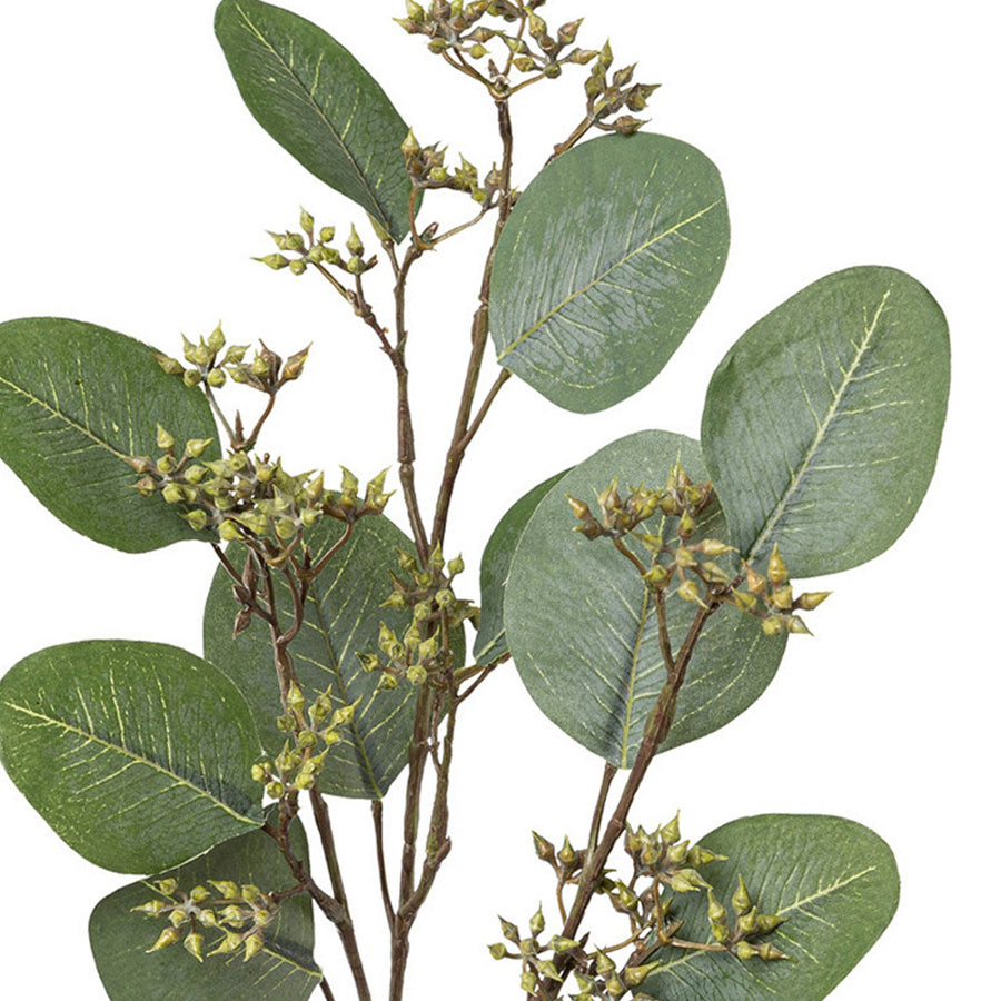 EUCALYPTUS hamvaszöld mű eukaliptusz ág 52 cm
