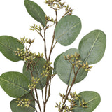 EUCALYPTUS hamvaszöld mű eukaliptusz ág 52 cm