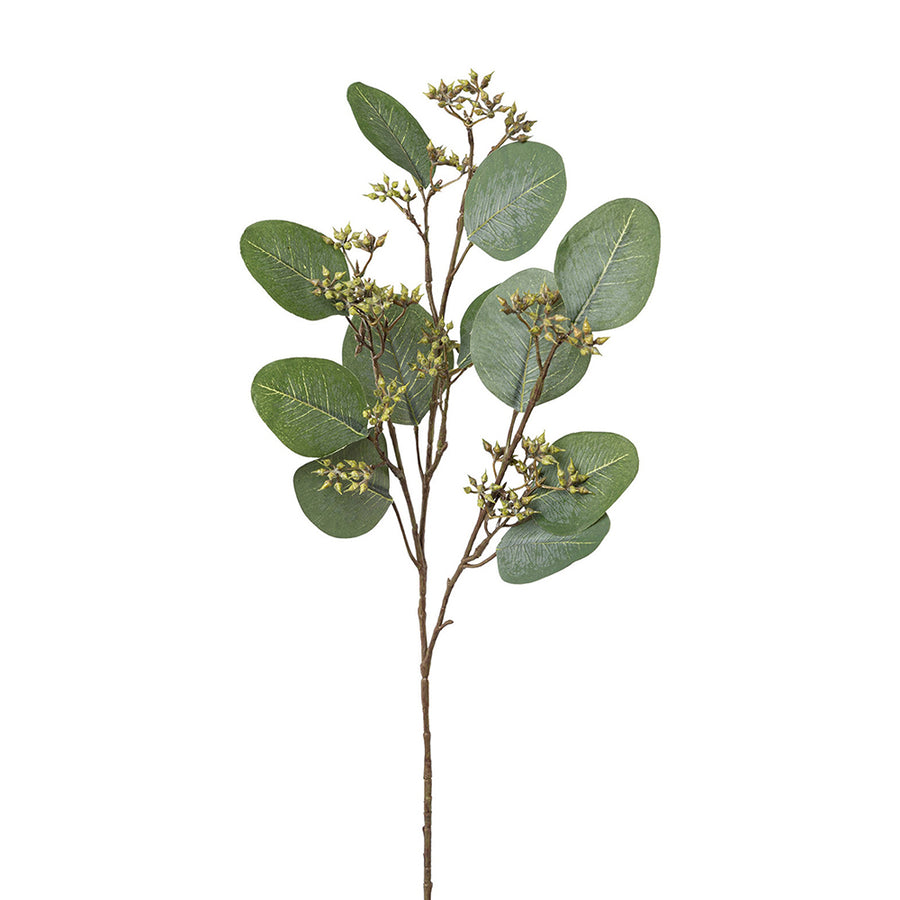 EUCALYPTUS hamvaszöld mű eukaliptusz ág 52 cm