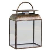 Rézszínű fém lámpás..