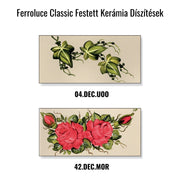 Ferroluce Classic festett kerámia díszítések. 