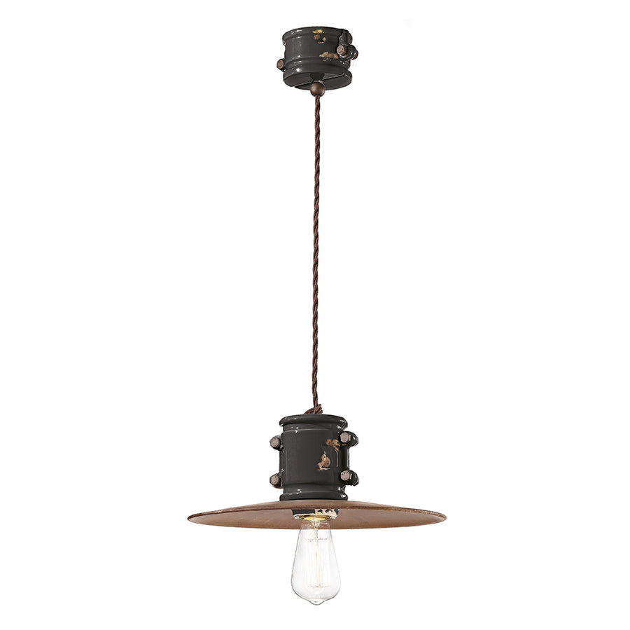 FERROLUCE RETRO Urban függeszték lámpa ∅ 40 cm E27