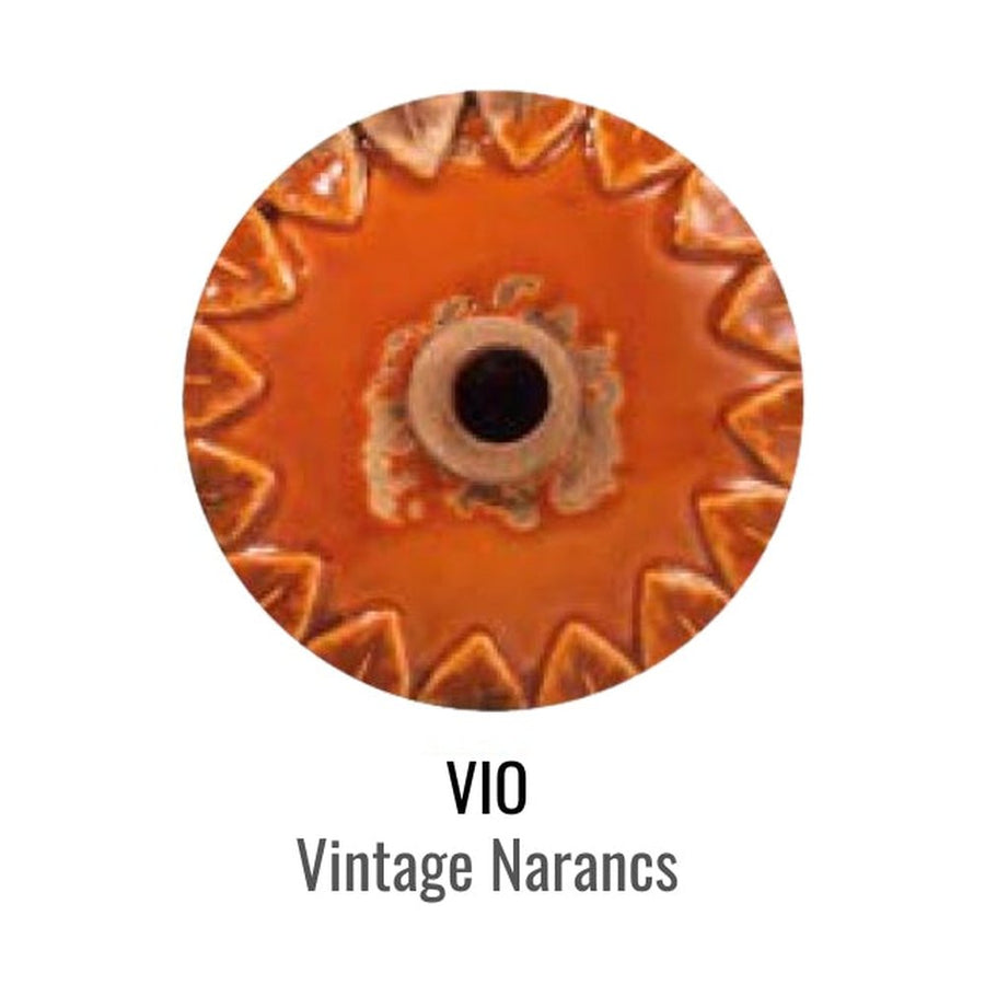 Vintage narancs kerámia aszínminta.