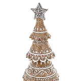 GINGERBREAD mézeskalács fenyőkúp közeli részletfotó.