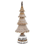 GINGERBREAD mézeskalács fenyőkúp 42 cm, oldalnézeti kép.