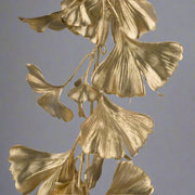 Aranyszínű, mű ginkgo girland.