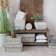 GRIMAUD dohányzóasztal alsó tárolópolccal és masszív szerkezettel