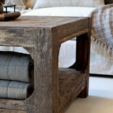 GRIMAUD dohányzóasztal alsó polc részlet, tárolási lehetőséggel