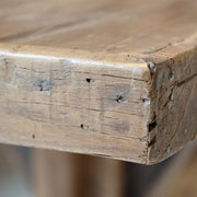 GRIMAUD újrahasznosított fa pad csatlakozási és szerkezeti részlete