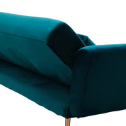 HATTON királykék bársony kanapéágy 211 cm