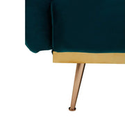 HATTON királykék bársony kanapéágy 211 cm