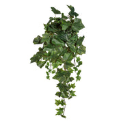 45 cm hosszú, zöld színű borostyán csüngő műnövény.