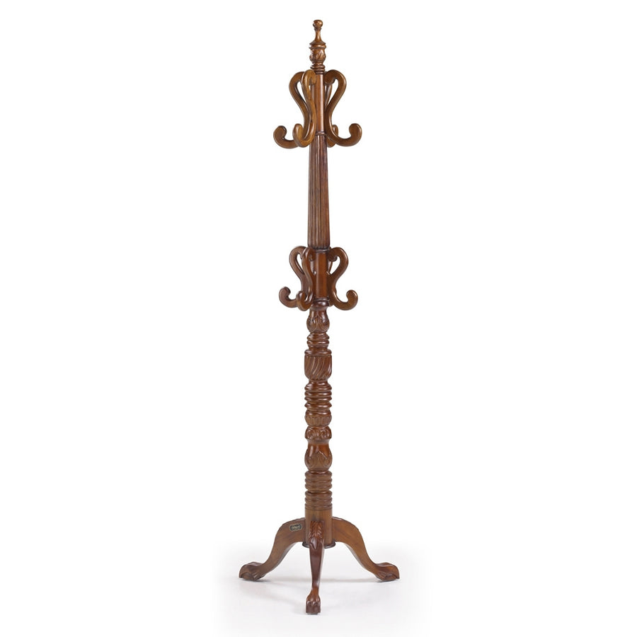 Heritage mahagónifa állófogas 190 cm klasszikus faragott kivitelben