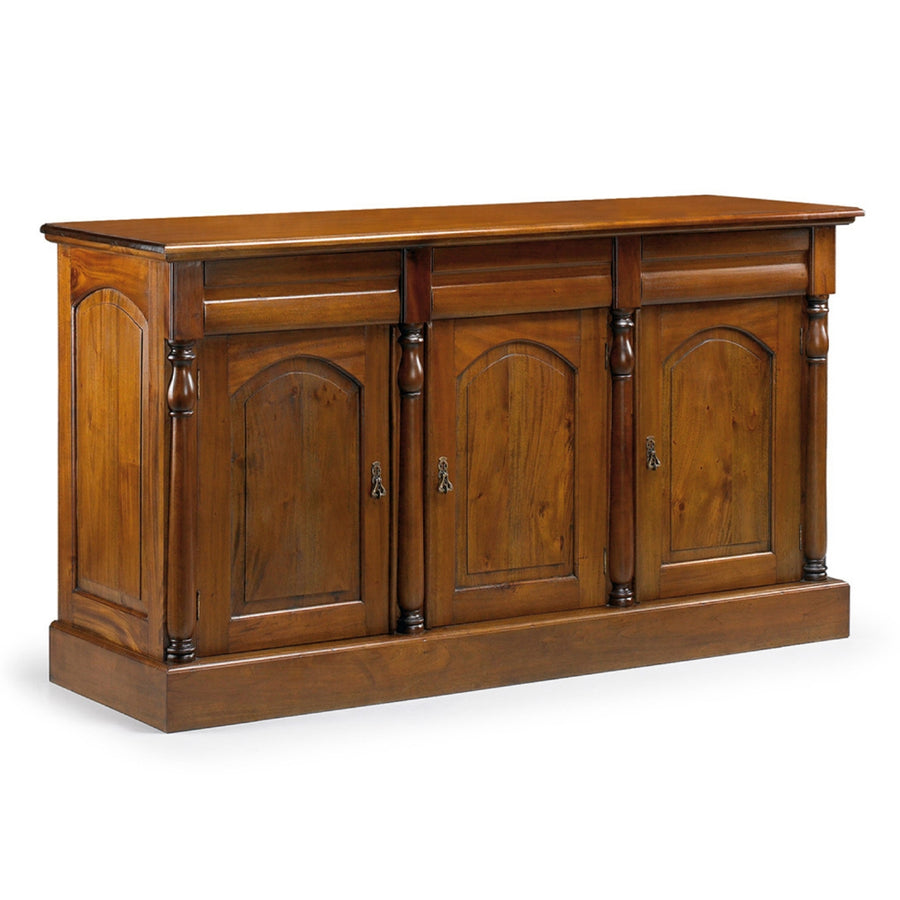 Heritage mahagónifa tálalószekrény 170 cm elölnézetben.