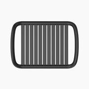 Fekete műanyag, design kisasztal.