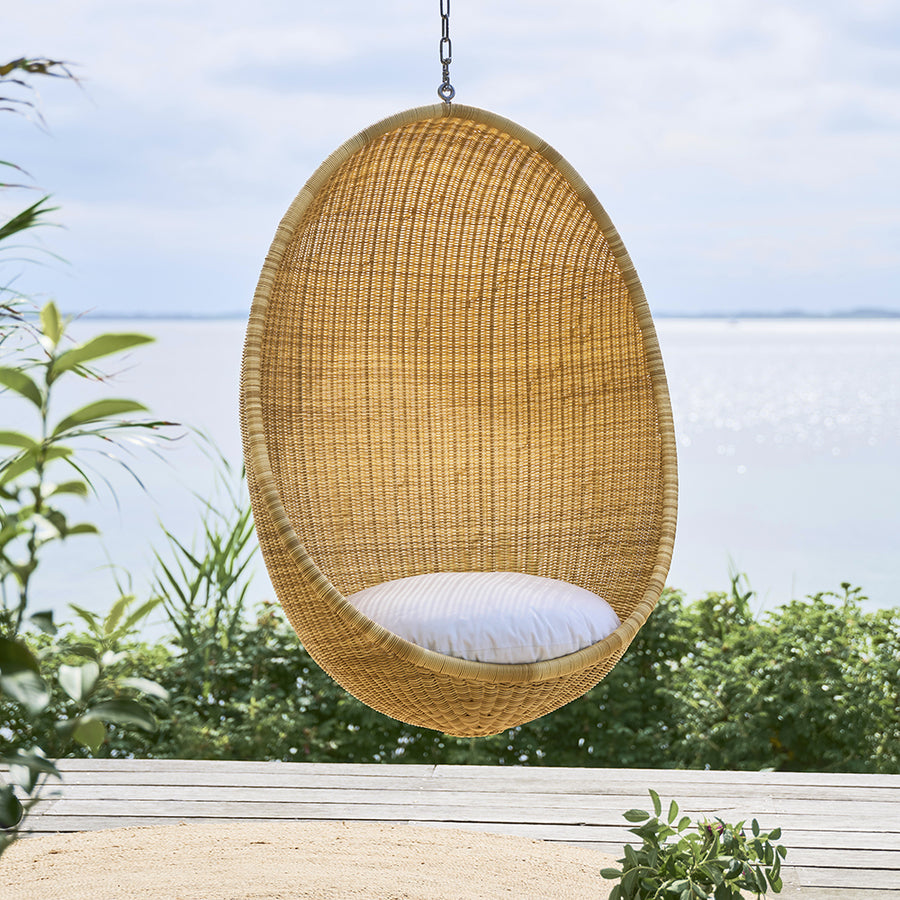 ICONS Egg Chair függeszthető kültéri műrattan tojásfotel