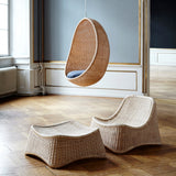 ICONS Egg Chair függeszthető natúr rattan tojásfotel