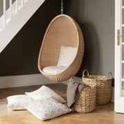 ICONS Egg Chair függeszthető natúr rattan tojásfotel