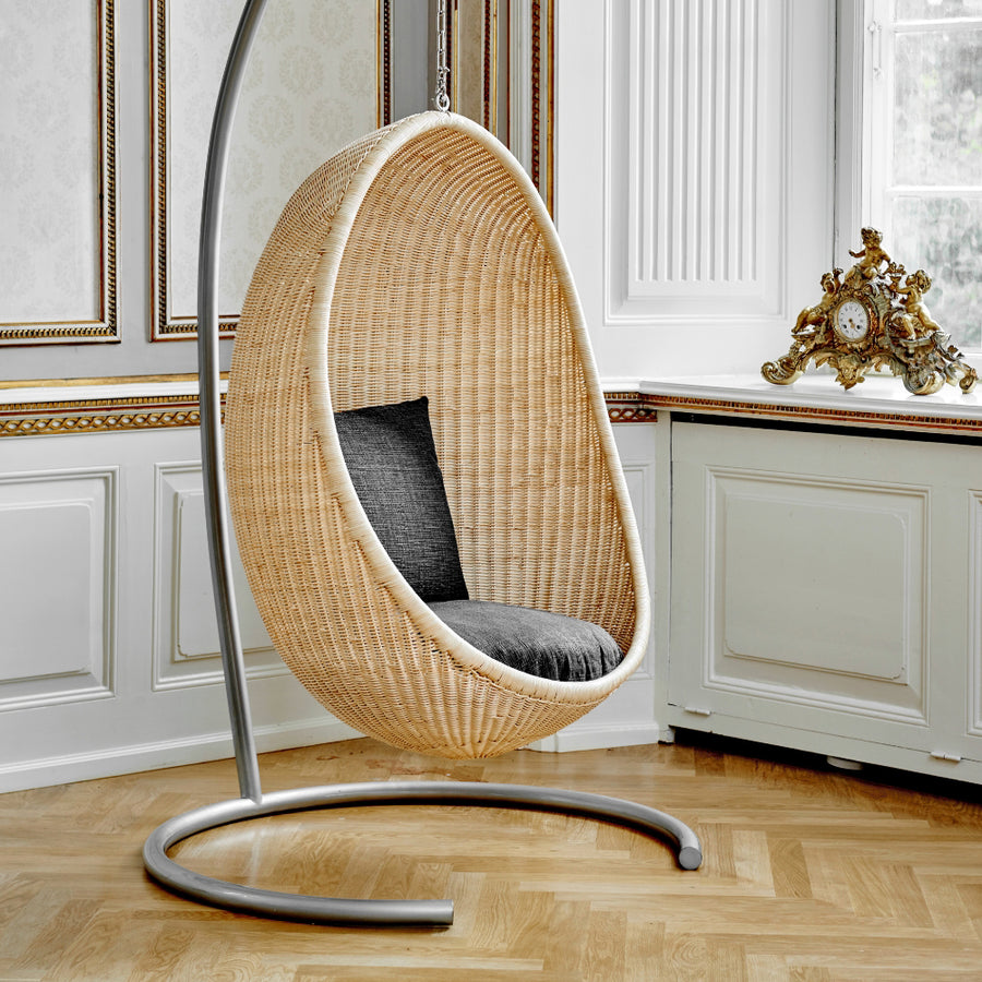 ICONS Egg Chair függeszthető natúr rattan tojásfotel