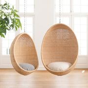ICONS Egg Chair függeszthető natúr rattan tojásfotel
