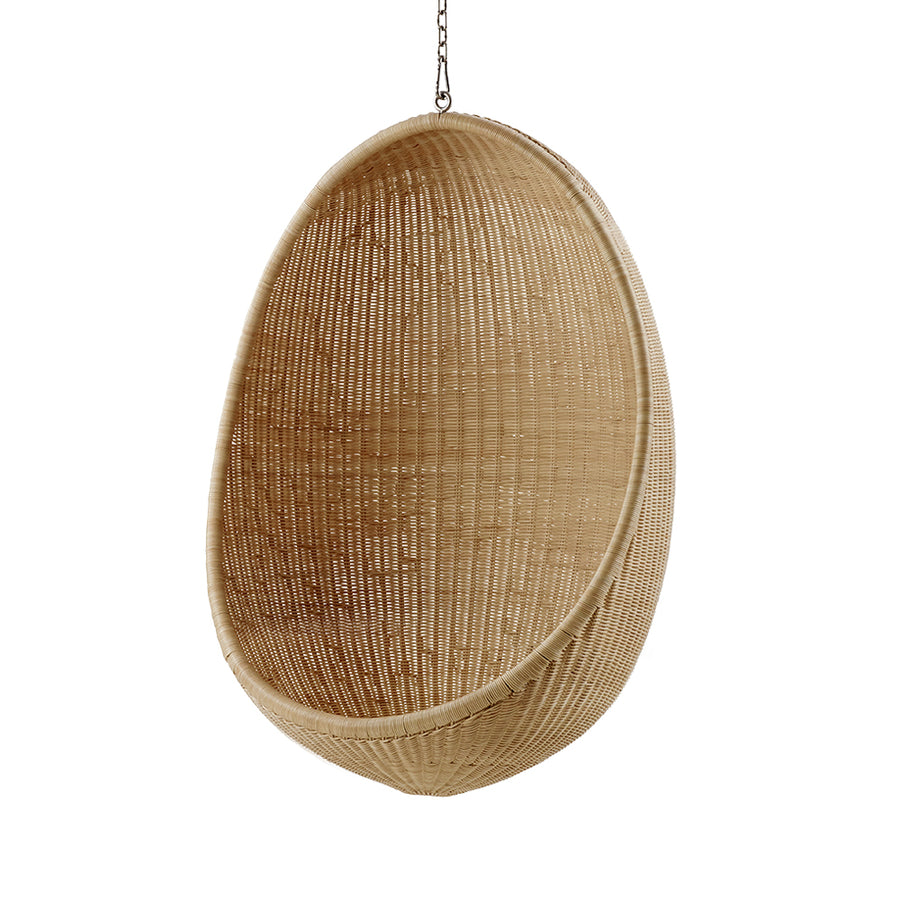 ICONS Egg Chair függeszthető natúr rattan tojásfotel