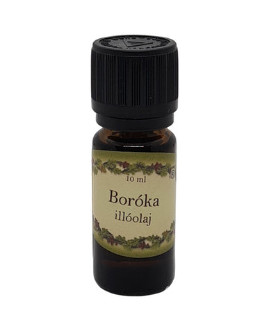 Boróka illatú illóolaj.