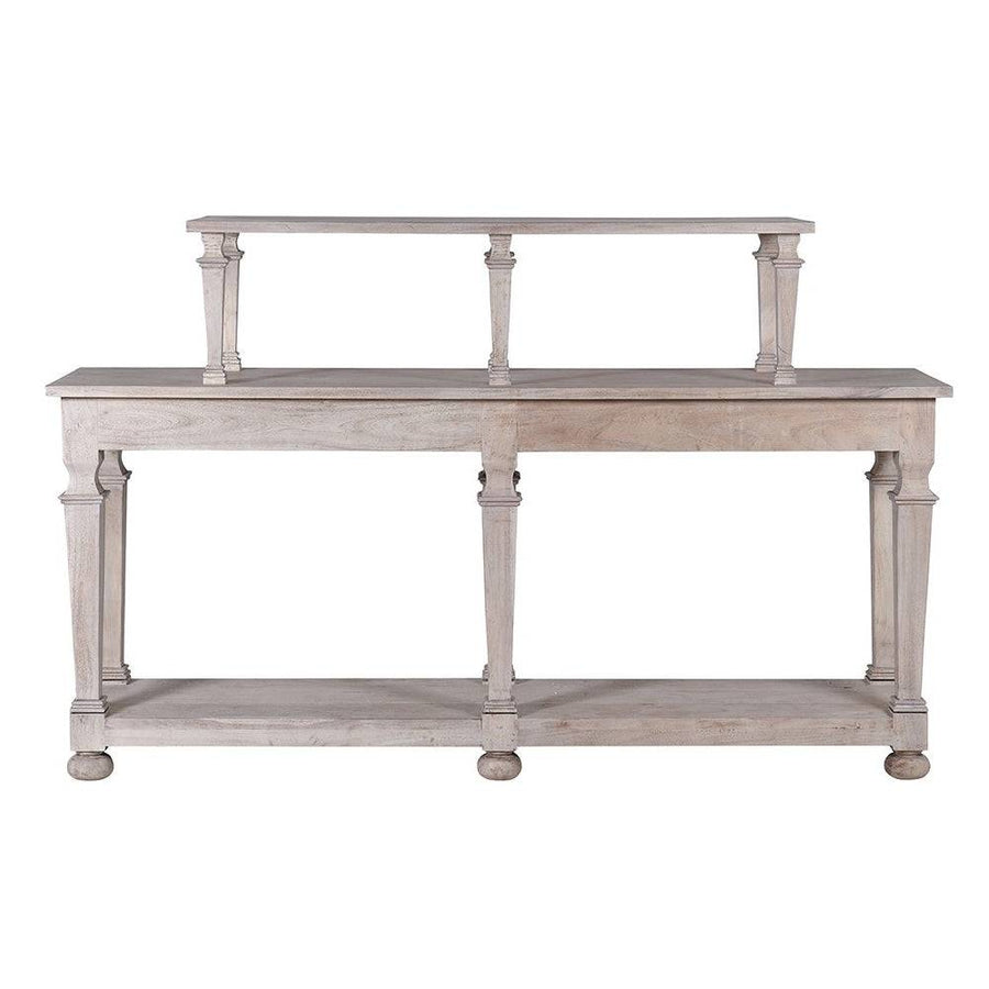 Imperial akácfa konzolasztal 200 cm – előlnézet