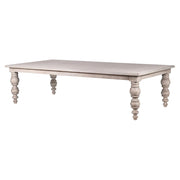 Tömör mangófából készült, koloniál stílusú, exkluzív, kézműves étkezőaszat.