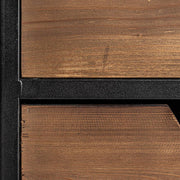 Ivalo könyvespolc fa fiókelőlap textúrája közelről