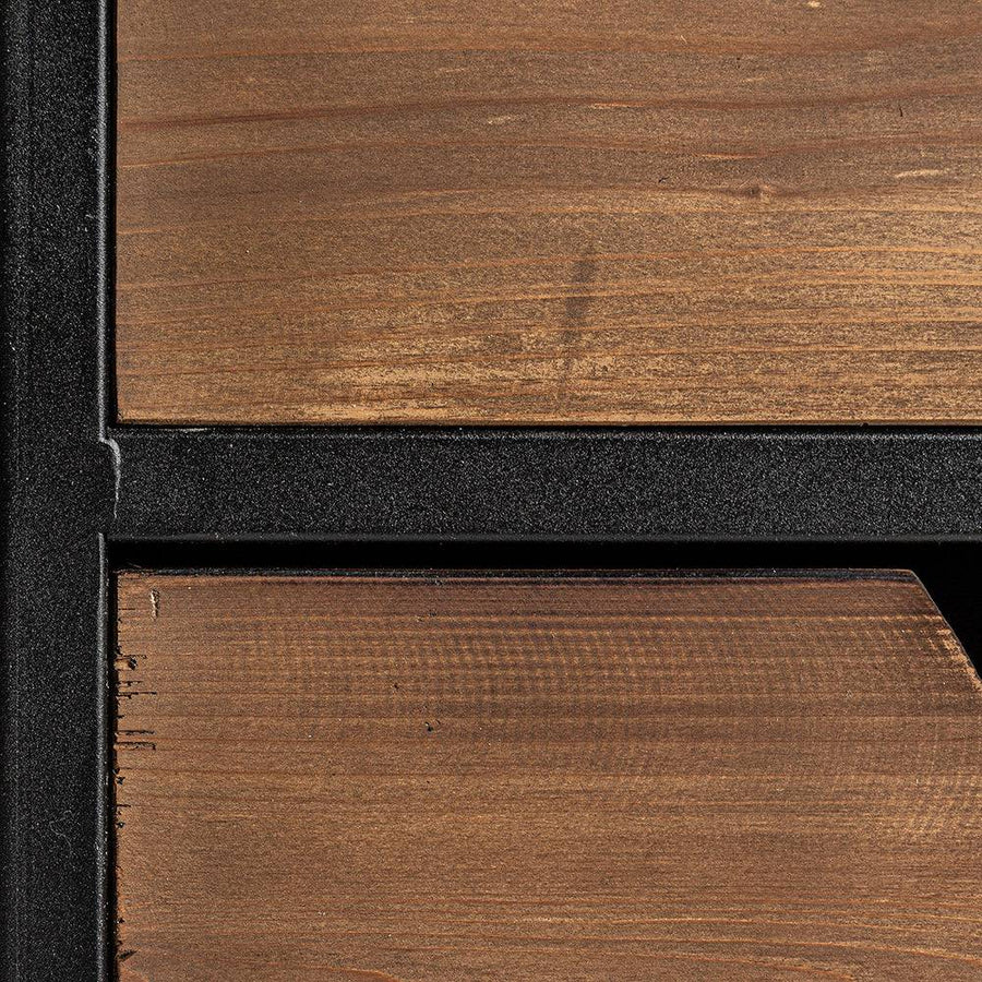 Ivalo könyvespolc fa fiókelőlap textúrája közelről