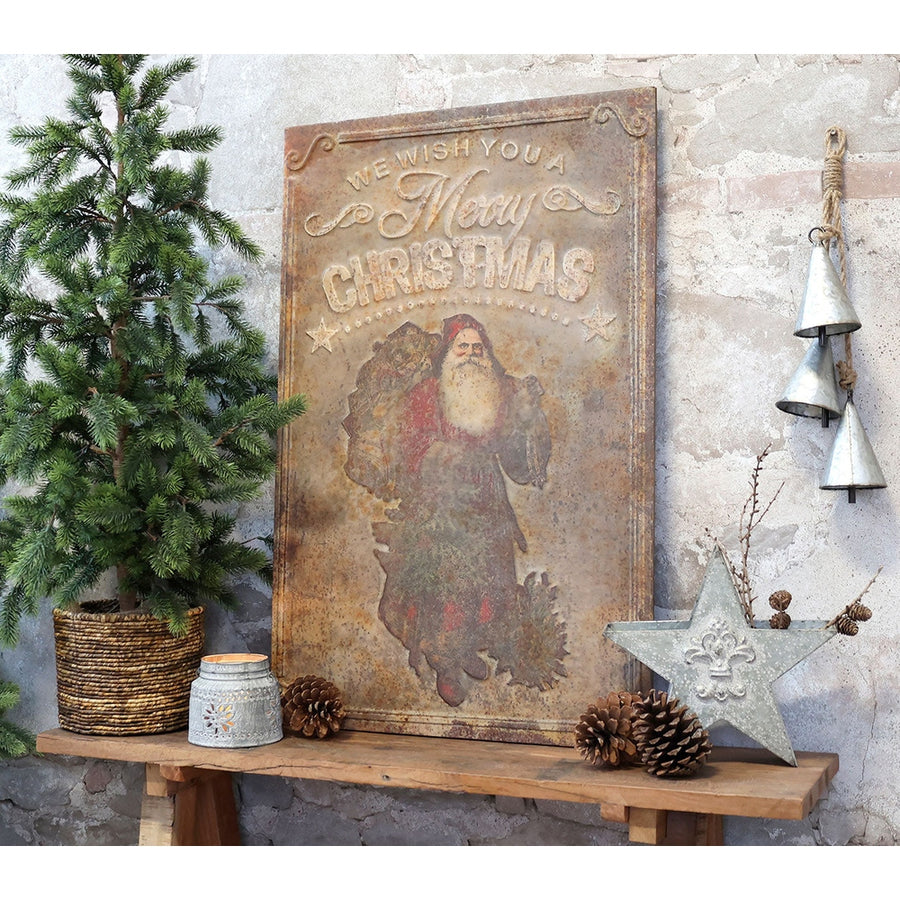 CHRISTMAS HERITAGE karácsonyi fémtábla 100 cm