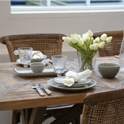 OLD FRENCH natúr rattan-kaucsukfa étkezőszék