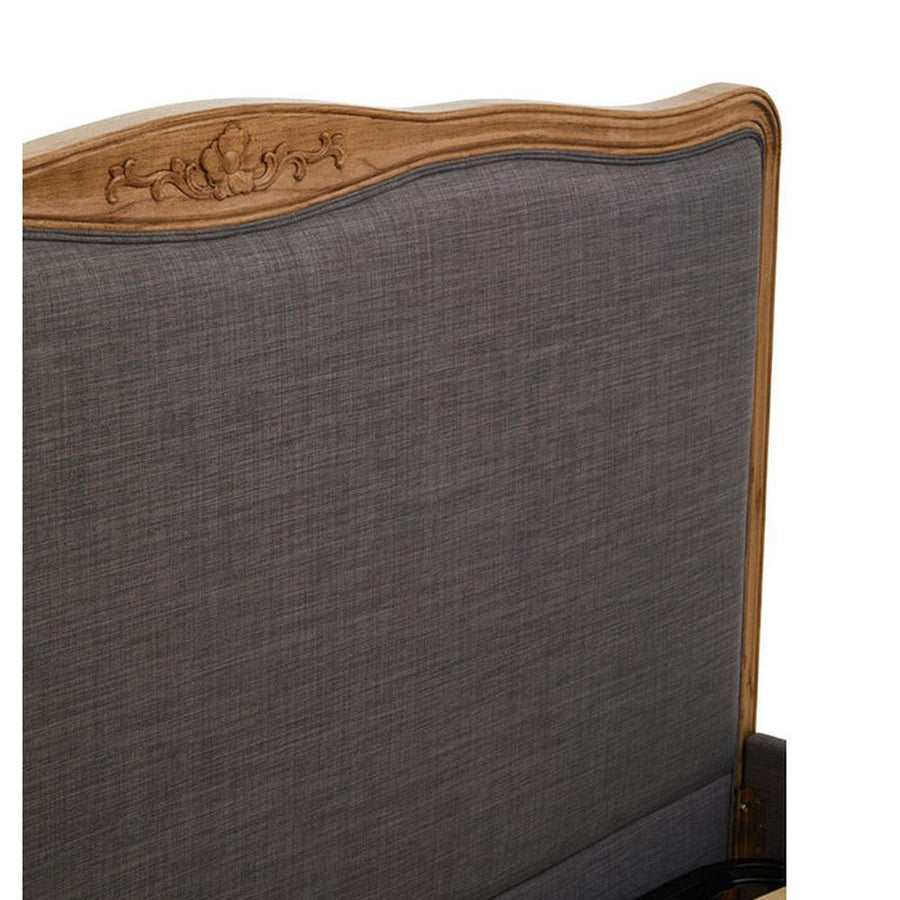 Klasszikus, koloniál stílusú, tölgyfából készült franciaágy.