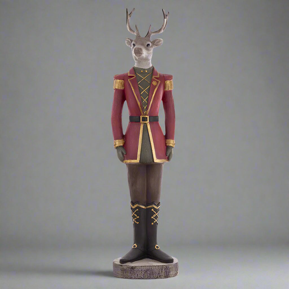 Karácsonyi szarvas figura.
