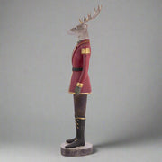 Karácsonyi szarvas figura.