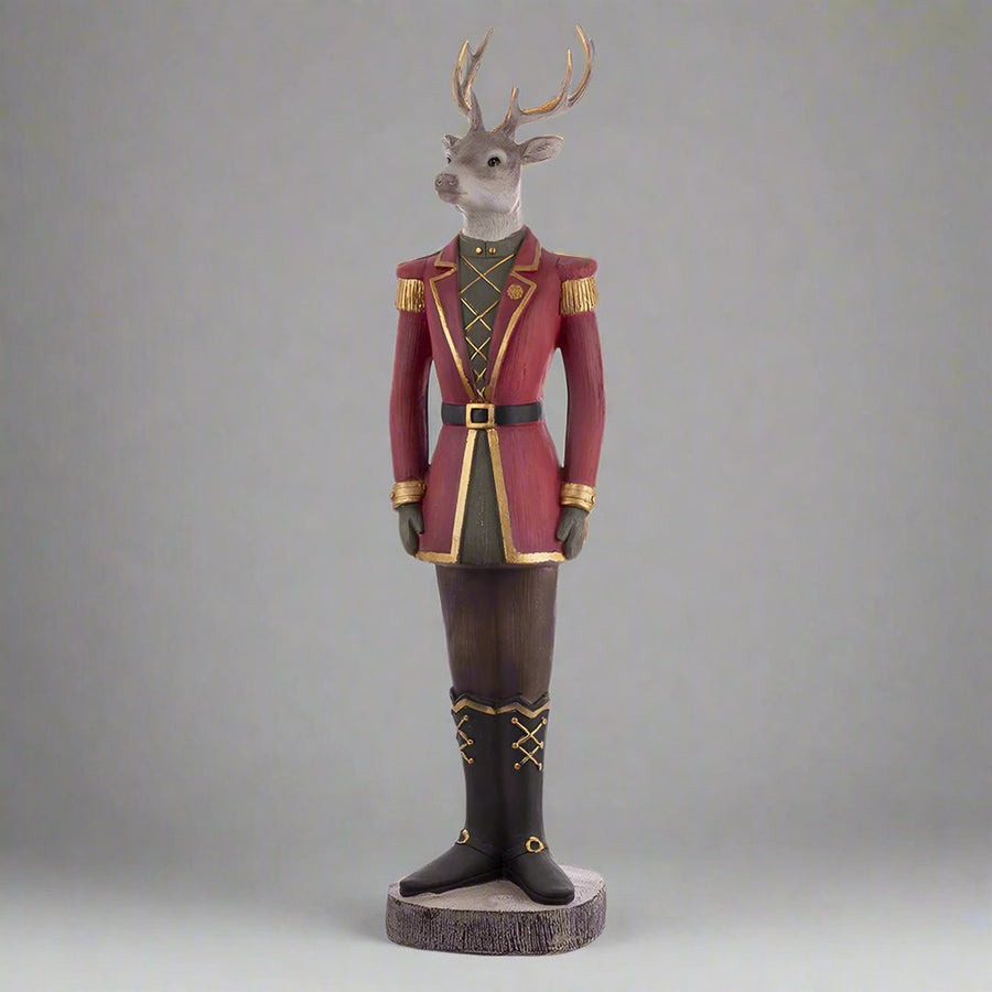 Karácsonyi szarvas figura.