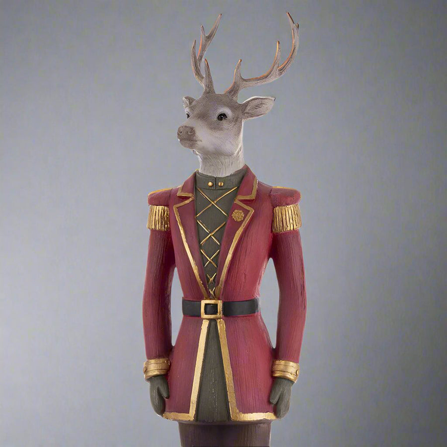 Karácsonyi szarvas figura.