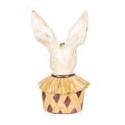 Galléros lord nyuszi figura hátulnézeti képe.