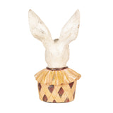 Galléros lord nyuszi figura hátulnézeti képe.