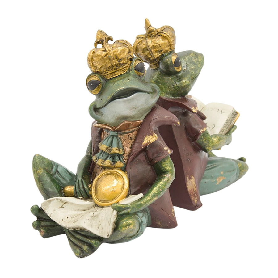 Béka figurás könyvtámasz szett.