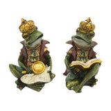 Béka figurás könyvtámasz szett.