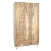 Faragott mangófa tálalószekrény 193 cm antik fehér "Amar"