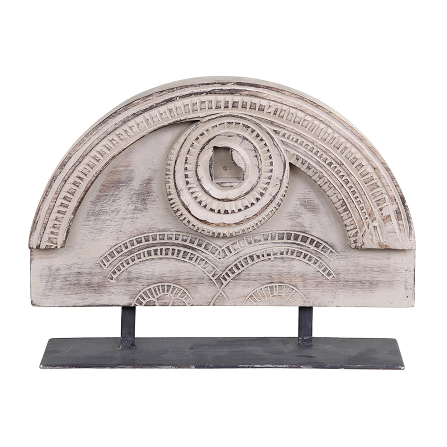 Szürkésbarna mangófa dísz 33 cm