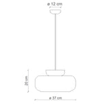 Formatervezett kortárs design függeszték lámpa.