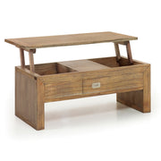 Dohányzóasztal kiemelhető fedlappal.