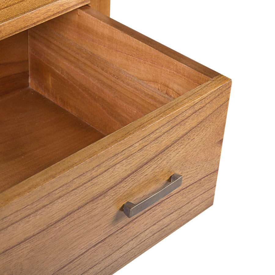 Tömör mindifából készült, modern, loft stílusú kézműves komód.