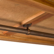 Tömör mindifából készült, modern, loft stílusú kézműves ruhafogas.